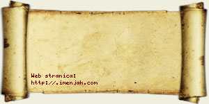 Gustav Jazački vizit kartica